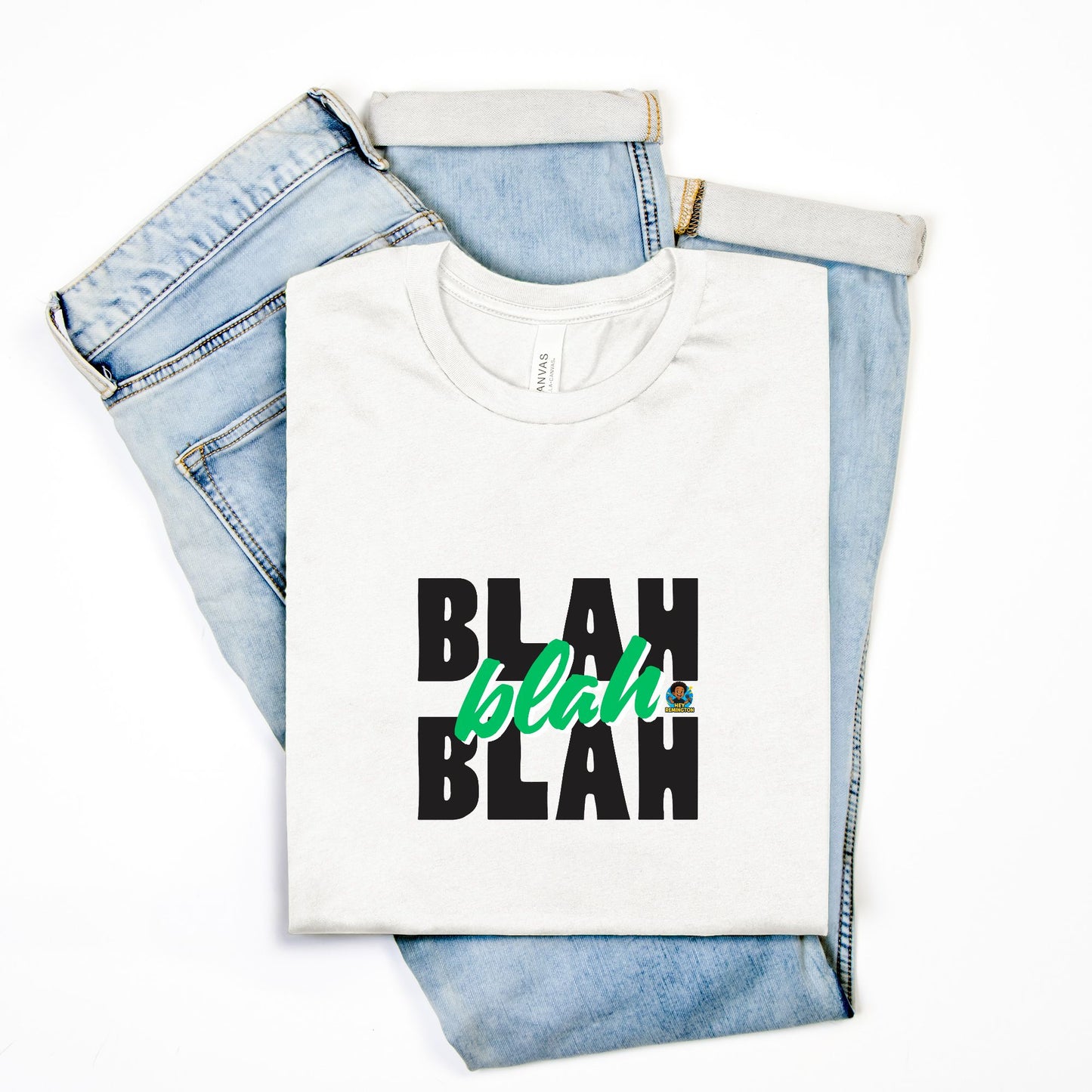 Blah Blah Blah Adult Tee (B)